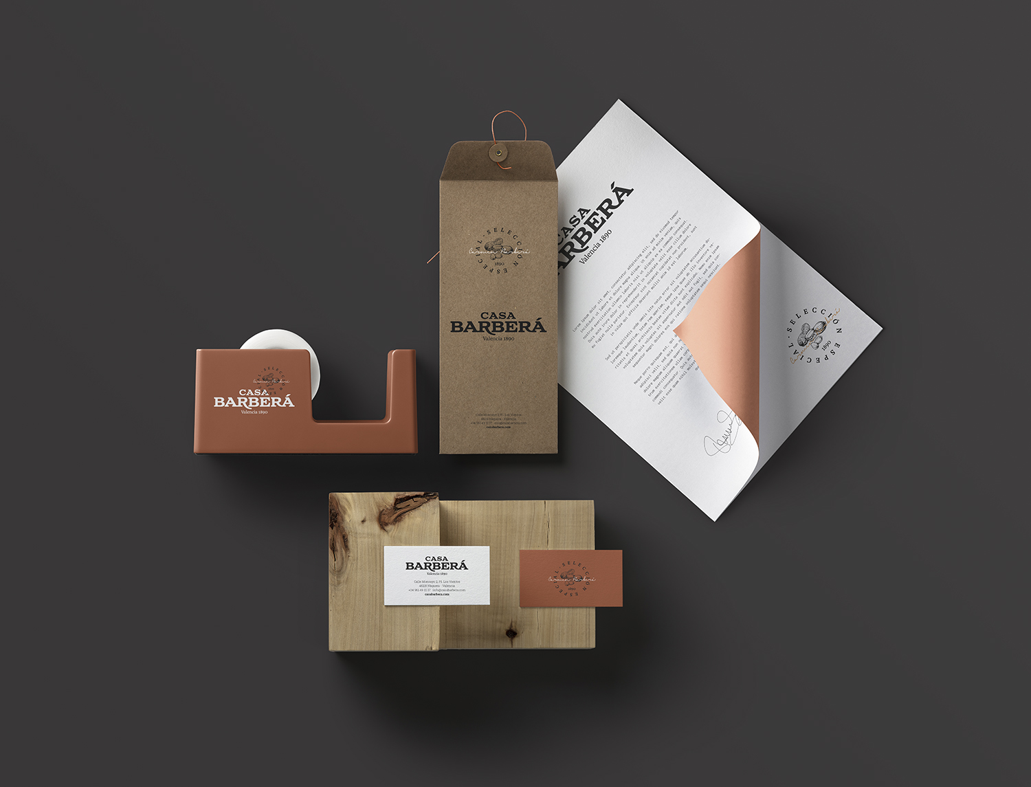 Imagen Corporativa y Packaging Casa Barberá